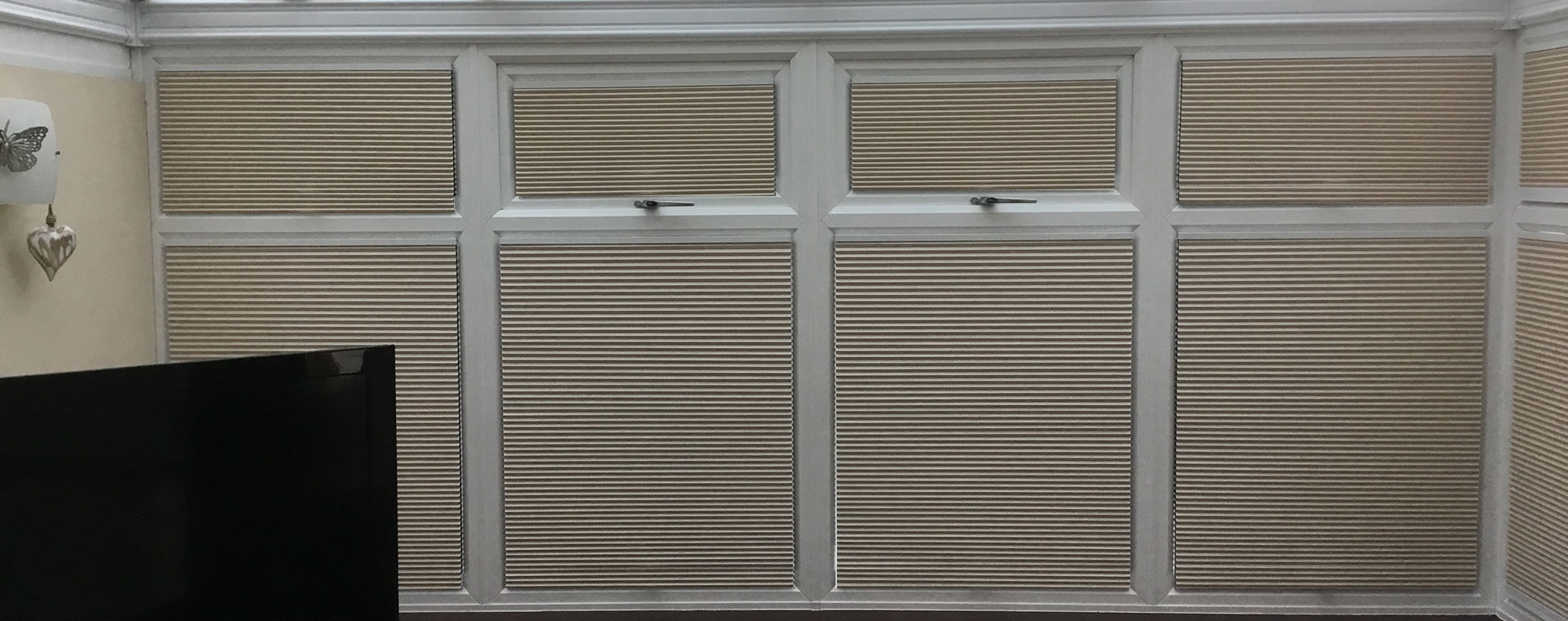 electric motorised blinds header